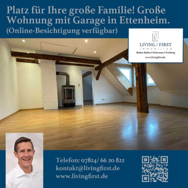 Wohnung zur Miete 1.200 € 7,5 Zimmer 173 m² Ettenheim Ettenheim 77955