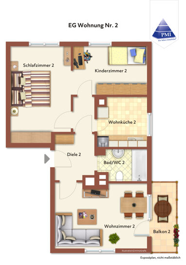 Wohnung zum Kauf 180.000 € 3 Zimmer 62 m² Erdgeschoss Südoststadt Heilbronn 74072