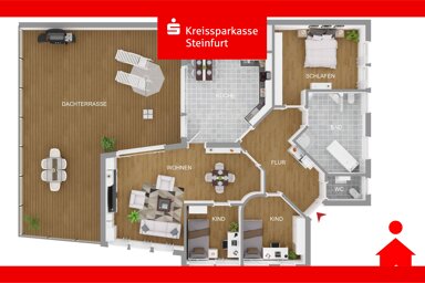 Wohnung zum Kauf 220.000 € 4 Zimmer 123 m² frei ab 01.10.2024 Recke Recke 49509