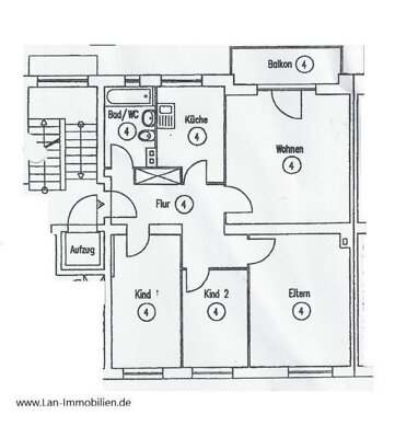 Wohnung zum Kauf 449.000 € 4 Zimmer 74 m² 1. Geschoss Wilmersdorf Berlin 10707