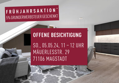 Wohnung zum Kauf 342.500 € 2 Zimmer 51,9 m² 3. Geschoss Magstadt Magstadt 71106