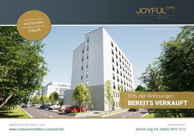 Apartment zum Kauf Provisionsfrei 196.065 € 2 Zimmer 43,6 m² Brebach Saarbrücken 66111