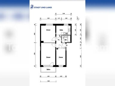 Wohnung zur Miete Tauschwohnung 500 € 3 Zimmer 56 m² 2. Geschoss Johannisthal Berlin 12487