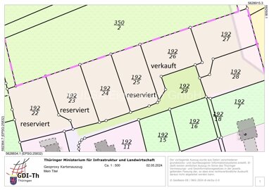 Grundstück zum Kauf Provisionsfrei 575 m² Grundstück In der Aue 0 Barchfeld Barchfeld-Immelborn 36456