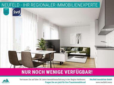 Wohnung zur Miete 950 € 2 Zimmer 54 m² Wartbergstraße 8/1 Nordstadt Heilbronn 74072
