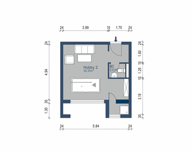 Bürofläche zum Kauf 149.800 € 1 Zimmer 31 m² Bürofläche Solln München 81479