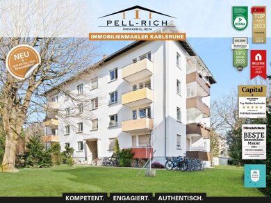 Wohnung zum Kauf 220.000 € 2 Zimmer 60,6 m² EG Oststadt Karlsruhe 76131