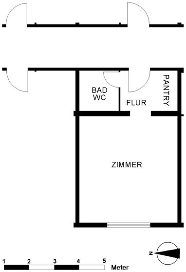 Wohnung zur Miete 234 € 1 Zimmer 22,5 m² 11. Geschoss Freigebiet 1 Mitte - Süd Bremerhaven 27568