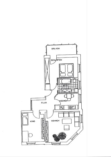 Wohnung zur Miete 330 € 3 Zimmer 68,2 m² Marienthal Ost 426 Zwickau 08060