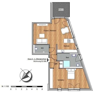 Wohnung zum Kauf Provisionsfrei 392.900 € 2 Zimmer 89,8 m² 1. Geschoss Stiefelhagenstraße 1 Kuchenheim Euskirchen 53881