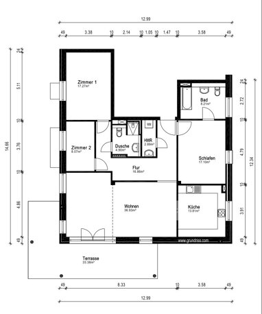 Wohnung zum Kauf 1.225.000 € 4 Zimmer 142,7 m² Erdgeschoss Dahlem Berlin 14195