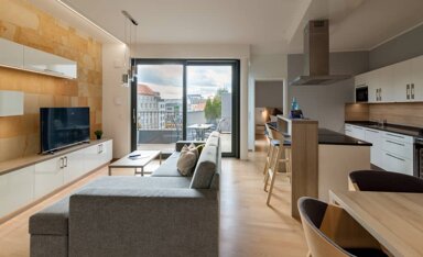 Wohnung zur Miete Wohnen auf Zeit 2.737 € 2 Zimmer 57 m² frei ab sofort Ostra-Allee Wilsdruffer Vorstadt (Ostra-Allee) Dresden 01067