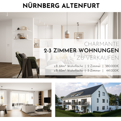 Wohnung zum Kauf provisionsfrei als Kapitalanlage geeignet 499.000 € 3 Zimmer 91,2 m² Altenfurter Str. 17 Altenfurt Nürnberg 90475