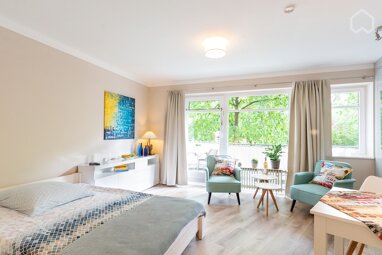 Wohnung zur Miete Wohnen auf Zeit 1.500 € 1 Zimmer 40 m² frei ab 01.10.2024 Winterhude Hamburg 22303