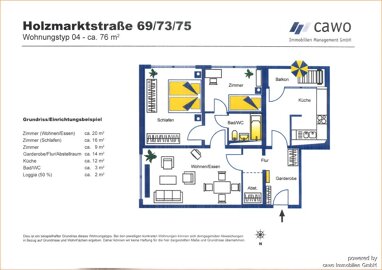 Wohnung zum Kauf 480.000 € 3 Zimmer 76 m² 4. Geschoss Mitte Berlin 10179