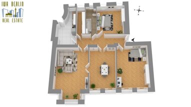 Wohnung zum Kauf Provisionsfrei 499.000 € 4 Zimmer 125,3 m² 1. Geschoss Kaiser-Friedrich-Straße 106 Charlottenburg Berlin
