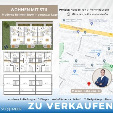 Reihenendhaus zum Kauf 1.400.000 € 5 Zimmer 142 m² Berg am Laim Ost München 81825