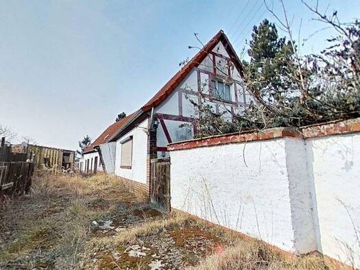 Haus zum Kauf 60.000 € 5 Zimmer 118,5 m² 2.291 m² Grundstück Dorfstraße 8 Wellaune Bad Düben 04849