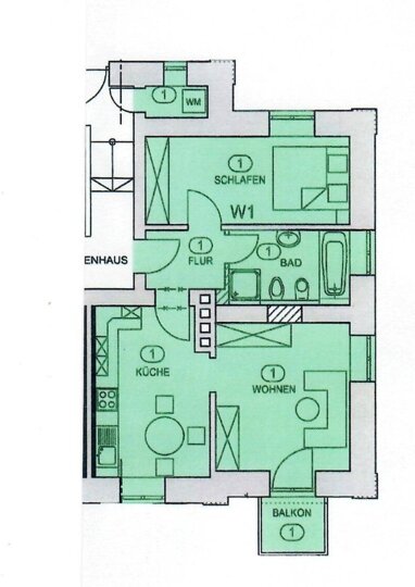 Wohnung zur Miete 560 € 2 Zimmer 50 m² Erdgeschoss Füssen Füssen 87629