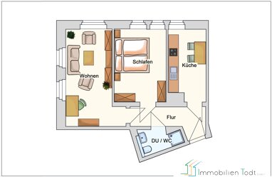 Apartment zur Miete 270 € 2 Zimmer 57 m² Liebknechtstraße 80 Siedlung Neundorf Plauen 08523