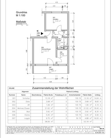 Wohnung zur Miete 835 € 2 Zimmer 53,2 m² 3. Geschoss frei ab sofort Im Rosengärtchen 15 Kernstadt Oberursel 61440