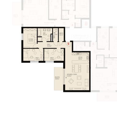 Wohnung zum Kauf Provisionsfrei 521.000 € 4 Zimmer 110,5 m² Fischingerstraße 15 Binzen 79589