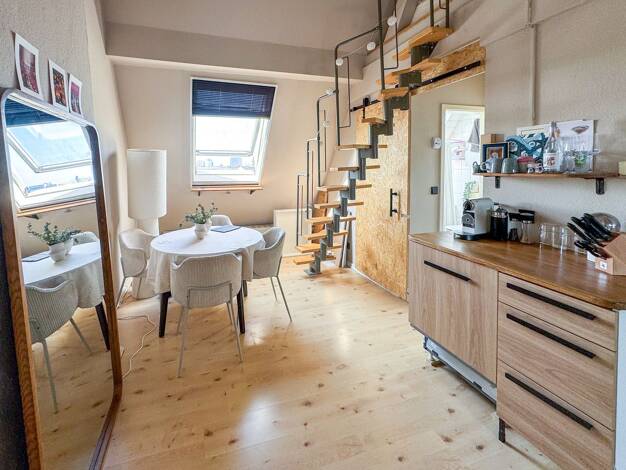 Wohnung zum Kauf 169.000 € 1 Zimmer 32 m² Dachgeschoss Bilk Düsseldorf 40223