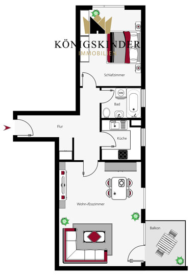 Wohnung zum Kauf 428.000 € 2 Zimmer 68 m² Untersendling München 81373