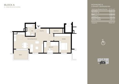 Wohnung zur Miete 1.525 € 3 Zimmer 79,5 m² frei ab sofort Plieningen Stuttgart 70599