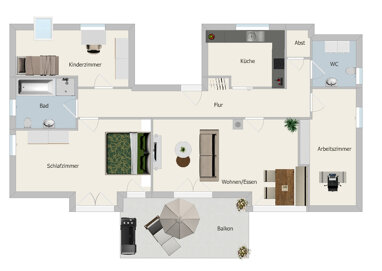 Penthouse zum Kauf 399.000 € 4 Zimmer 112 m² Erdgeschoss Forchheim Forchheim 91301