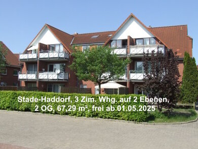 Wohnung zur Miete 720 € 3 Zimmer 67,3 m² 2. Geschoss frei ab 01.05.2025 Haddorf Stade 21683