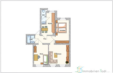 Apartment zur Miete 244 € 3 Zimmer 63,7 m² Crimmitschauer Str. 92 Langenhessen Werdau 08439