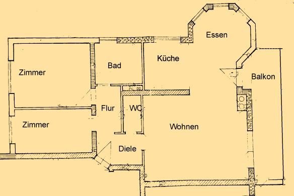 Wohnung zum Kauf 325.000 € 3 Zimmer 88 m²<br/>Wohnfläche 1. Stock<br/>Geschoss Ab sofort<br/>Verfügbarkeit Bad Soden Bad Soden 65812