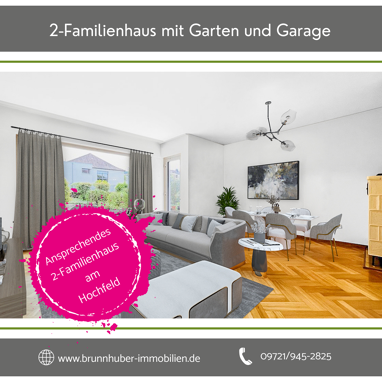 Mehrfamilienhaus zum Kauf 459.000 € 9 Zimmer 174 m² 465 m² Grundstück Paul-Rosa-Straße 8 Hochfeld - Steinberg Schweinfurt 97422