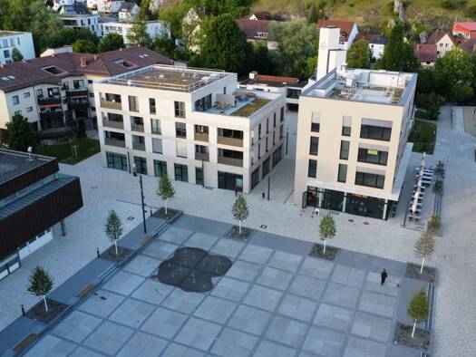 Wohnung zur Miete - Erstbezug 1.275 € 2,5 Zimmer 71 m² 3. Geschoss Marktplatz 1 Ehrenstein Blaustein 89134