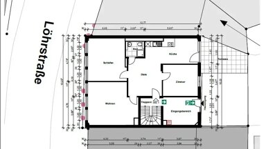 Wohnung zur Miete 700 € 3 Zimmer 100 m² Löhrstraße 36 (Alt-) Siegen - Kernband Siegen 57072