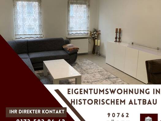 Wohnung zum Kauf als Kapitalanlage geeignet 220.000 € 4 Zimmer 80 m² Innenstadt Fürth 90762