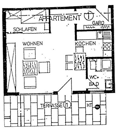 Apartment zur Miete 436 € 50 m² Erdgeschoss Unterjettingen Jettingen 71131