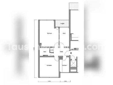 Wohnung zur Miete Tauschwohnung 850 € 3 Zimmer 70 m² 3. Geschoss Weiden Köln 50859