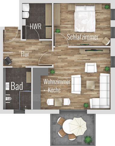 Wohnung zur Miete 780 € 2 Zimmer 65 m² Schulstraße 2 Wittenförden Wittenförden 19073