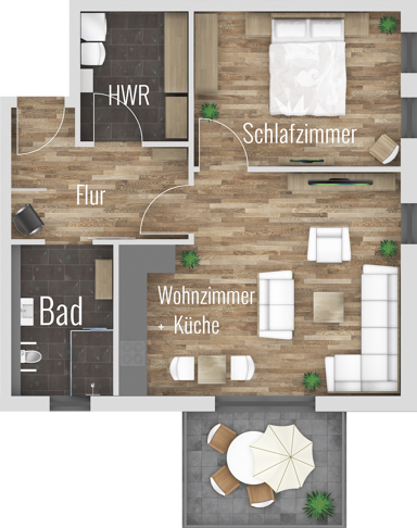 Wohnung zur Miete 780 € 2 Zimmer 65 m² frei ab sofort Schulstraße 2 Wittenförden Wittenförden 19073