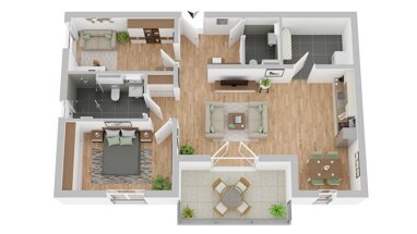 Wohnung zur Miete 924 € 3 Zimmer 88 m² Erdgeschoss Gartenweg 6 Engter Bramsche 49565