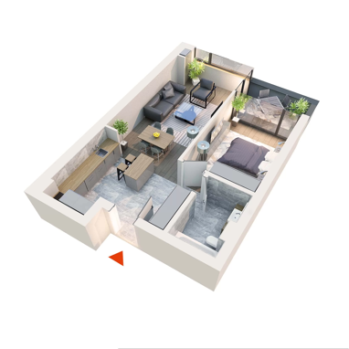 Wohnung zur Miete 610 € 2 Zimmer 56 m² Öhringen Öhringen 74613