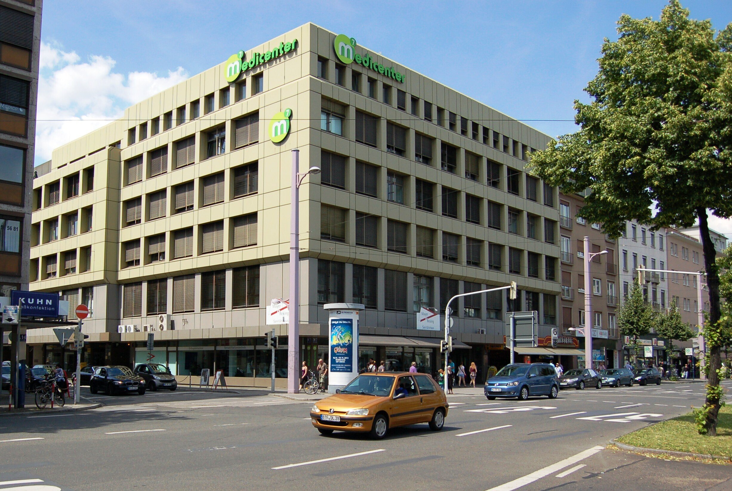 Bürofläche zur Miete 13,50 € 166,5 m²<br/>Bürofläche ab 166,5 m²<br/>Teilbarkeit M 7, 16-18 Östliche Oberstadt (L - O) Mannheim 68161