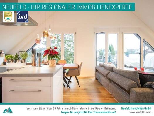 Wohnung zur Miete 1.250 € 3 Zimmer 91,8 m² frei ab 01.03.2026 Stein Neuenstadt am Kocher 74196