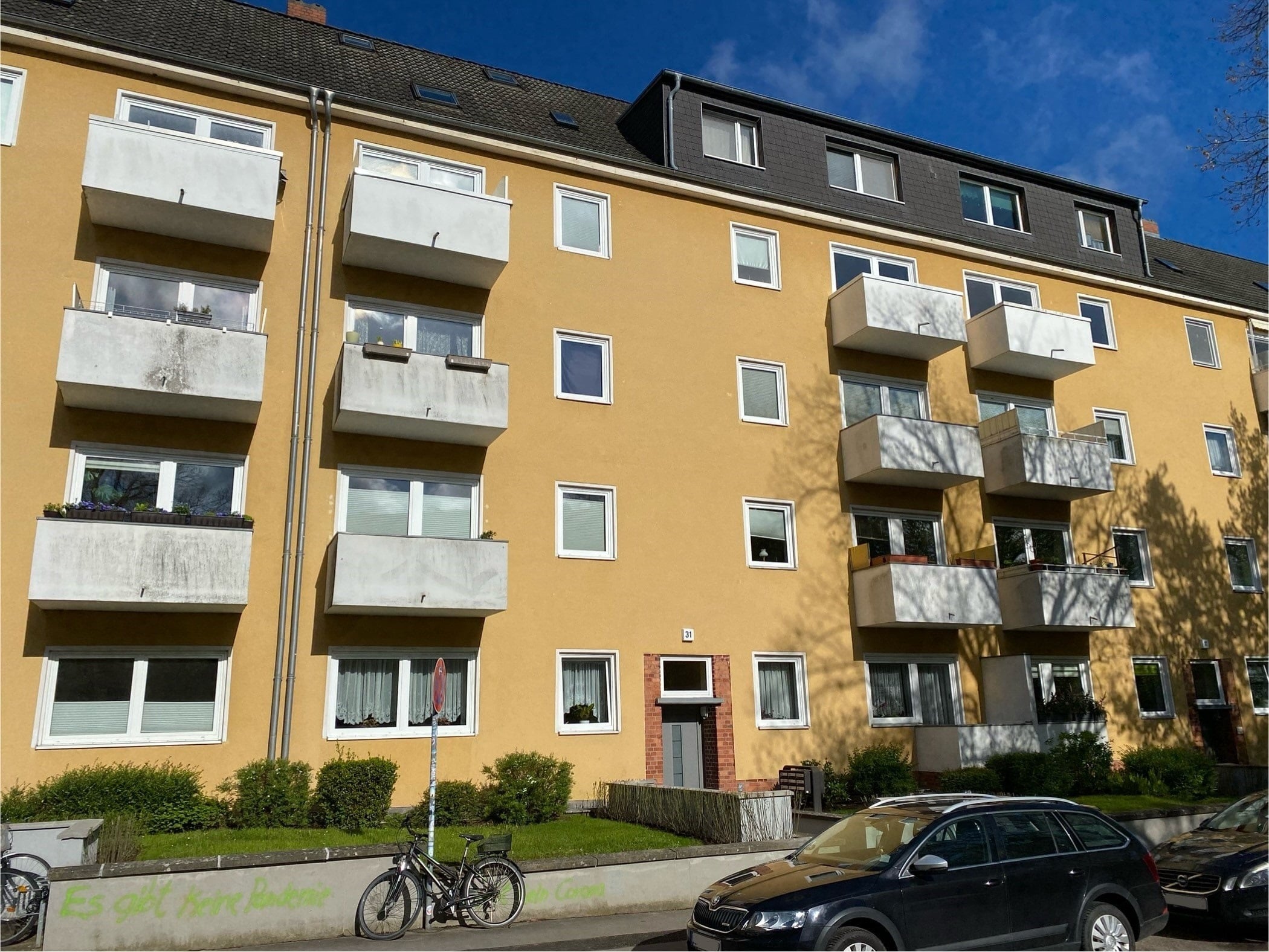 Wohnung zum Kauf 157.000 € 3 Zimmer 54,2 m²<br/>Wohnfläche 2. Stock<br/>Geschoss Hansaviertel Rostock 18057