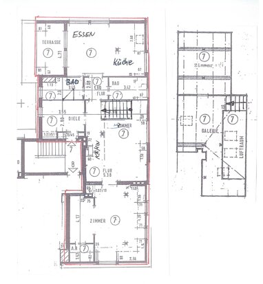Maisonette zur Miete 1.950 € 3 Zimmer 171 m² 4. Geschoss Anhaltiner Str. 1 Zehlendorf Berlin 14163