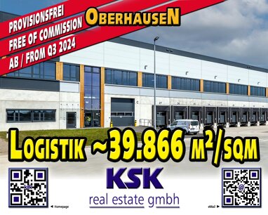 Logistikzentrum zur Miete Provisionsfrei 39.866 m² Lagerfläche Sterkrade - Nord Oberhausen 46147