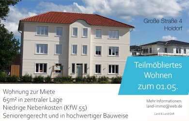 Wohnung zur Miete 950 € 2 Zimmer 68 m² 2. Geschoss frei ab 01.05.2025 Große Straße 4 Holdorf Holdorf 49451