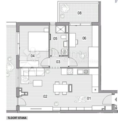 Wohnung zum Kauf 221.000 € 3 Zimmer 85 m² 3. Geschoss Veliko Polje 10000